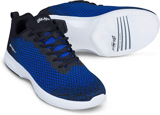KR Strikeforce Aviator BlackBlue Mens Bowling Shoe with FlexSlide Technology for a Controllable Slide for Left or Right Handed Bowlers