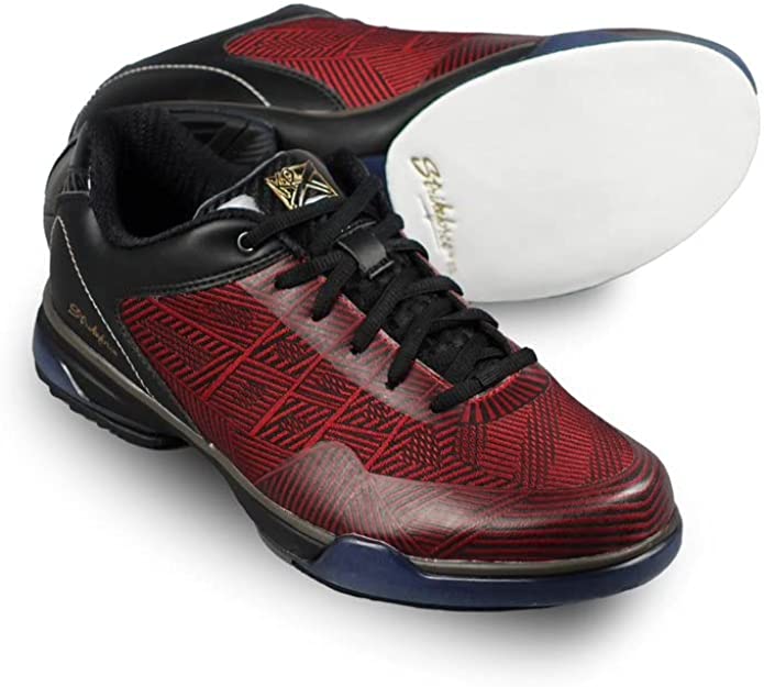 KR Strikeforce Rage Red High Performance Bowling Shoe with Interchangeable Soles Heels